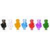 [Clearance] Middle Finger Smoky Clear Delrin Drip Tips